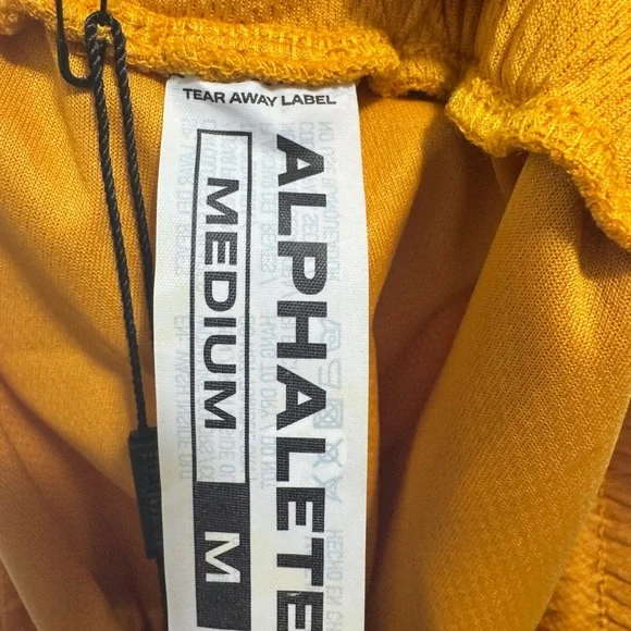 Alphalete Varsity Shorts Orange - Picture 4 of 9